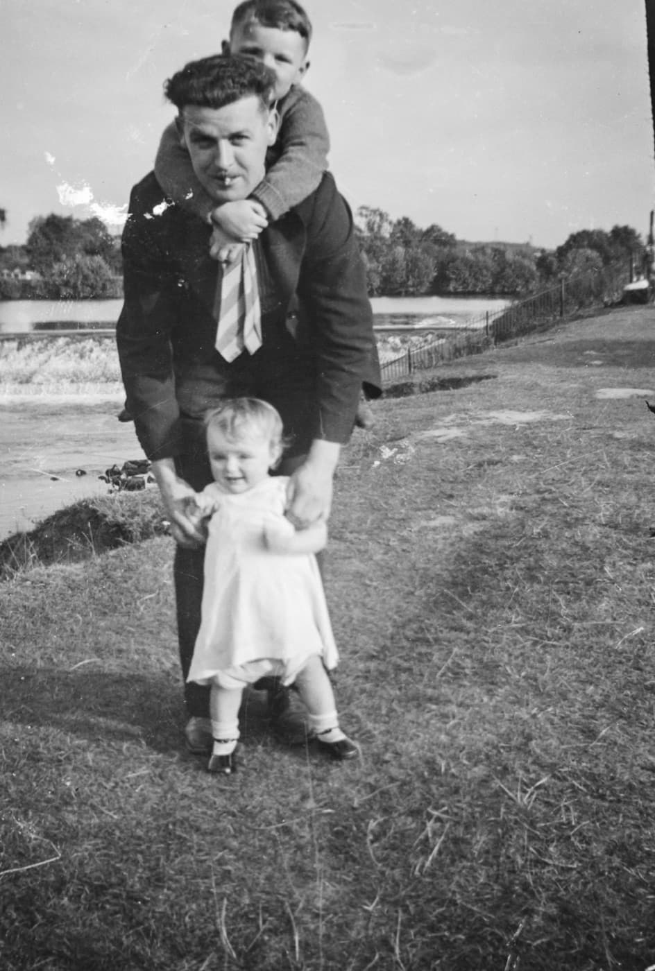 Family portrait brought to life with AI — before